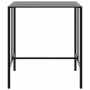 Hocher Tisch und Gartenhocker-Set, 7-teilig, aus schwarzem Stahl. von , Gartensets - Ref: Foro24-3283753, Preis: 514,64 €, Ra...