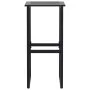 High table and garden stools set 7 pieces black steel by , Garden sets - Ref: Foro24-3283753, Price: 484,97 €, Discount: %