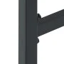 High table and garden stools set 7 pieces black steel by , Garden sets - Ref: Foro24-3283753, Price: 484,97 €, Discount: %