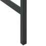 High table and garden stools set 7 pieces black steel by , Garden sets - Ref: Foro24-3283753, Price: 514,64 €, Discount: %
