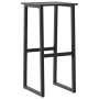 High table and garden stools set 5 pieces black steel by , Garden sets - Ref: Foro24-3283751, Price: 343,53 €, Discount: %