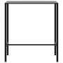 High table and garden stools set 5 pieces black steel by , Garden sets - Ref: Foro24-3283751, Price: 343,53 €, Discount: %