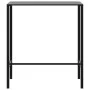 High table and garden stools set 5 pieces black steel by , Garden sets - Ref: Foro24-3283751, Price: 330,56 €, Discount: %