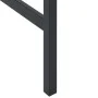High table and garden stools set 5 pieces black steel by , Garden sets - Ref: Foro24-3283751, Price: 330,56 €, Discount: %
