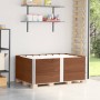 Pallet necklaces 3 units solid pine wood brown 150x100 cm by , Loading platforms and pallets - Ref: Foro24-3295385, Price: 16...