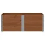 Collares de palets 3 uds madera maciza pino marrón 150x100 cm de , Plataformas de carga y palés - Ref: Foro24-3295385, Precio...