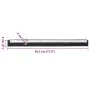 Rubber floor squeegee head steel and rubber 45.5x2x5 cm by , Home cleaning products - Ref: Foro24-4008376, Price: 12,33 €, Di...