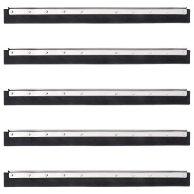 Rubber floor squeegee head 5 units 75x2x5 cm by , Home cleaning products - Ref: Foro24-4008383, Price: 36,66 €, Discount: %