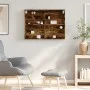 Engineered smoked oak wood display case 80x8.5x58 cm by , Shelves and shelves - Ref: Foro24-847958, Price: 44,99 €, Discount: %