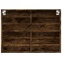 Engineered smoked oak wood display case 80x8.5x58 cm by , Shelves and shelves - Ref: Foro24-847958, Price: 44,99 €, Discount: %