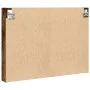 Engineered smoked oak wood display case 80x8.5x58 cm by , Shelves and shelves - Ref: Foro24-847958, Price: 44,99 €, Discount: %