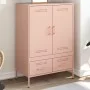 Cold-rolled steel sideboard in pink, 68x39x101.5 cm by , Sideboards - Ref: Foro24-843109, Price: 177,94 €, Discount: %
