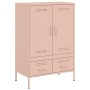 Kaltgewalzter Stahlschrank in Rosa 68x39x101,5 cm von , Sideboards - Ref: Foro24-843109, Preis: 179,96 €, Rabatt: %