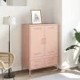 Cold-rolled steel sideboard in pink, 68x39x101.5 cm by , Sideboards - Ref: Foro24-843109, Price: 177,94 €, Discount: %