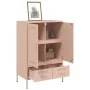 Cold-rolled steel sideboard in pink, 68x39x101.5 cm by , Sideboards - Ref: Foro24-843109, Price: 177,94 €, Discount: %