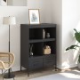 Cold-rolled black steel sideboard 68x39x101.5 cm by , Sideboards - Ref: Foro24-843102, Price: 146,69 €, Discount: %