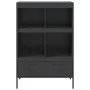 Aparador de acero laminado en frío negro 68x39x101,5 cm de , Aparadores - Ref: Foro24-843102, Precio: 144,76 €, Descuento: %