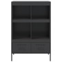 Cold-rolled black steel sideboard 68x39x101.5 cm by , Sideboards - Ref: Foro24-843102, Price: 146,69 €, Discount: %