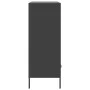 Aparador de acero laminado en frío negro 68x39x101,5 cm de , Aparadores - Ref: Foro24-843102, Precio: 144,76 €, Descuento: %