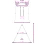 Outdoor swing set with one swing by , Swings and play structures - Ref: Foro24-3283578, Price: 117,53 €, Discount: %