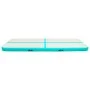 Inflatable gymnastics mat with pump 500x100x20cm PVC green by vidaXL, Pilates and yoga mats - Ref: Foro24-92684, Price: 257,5...
