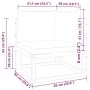 Corner garden sofa with solid acacia wood cushions by , Outdoor sofas - Ref: Foro24-4008168, Price: 123,00 €, Discount: %