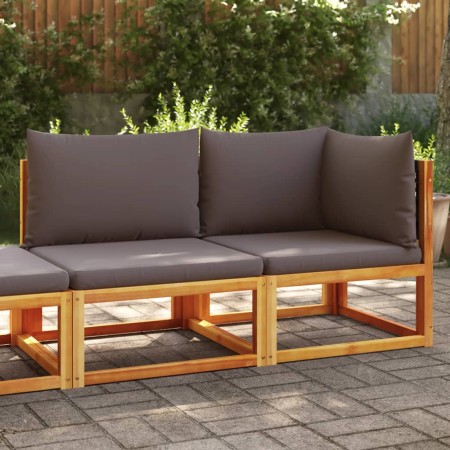 Zweiplätziges Gartensofa mit massiven Akazienholz-Kissen. von , Outdoor-Sofas - Ref: Foro24-4008175, Preis: 224,33 €, Rabatt: %