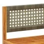 2-seater garden sofa with solid acacia wood cushions by , Outdoor sofas - Ref: Foro24-4008175, Price: 220,64 €, Discount: %