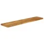 Solid mango wood natural edge table top 140x20x2.5 cm by , Table tops - Ref: Foro24-370519, Price: 52,13 €, Discount: %