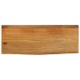 Massivholz-Tischplatte mit natürlicher Kante aus Mangoholz 80x40x2,5 cm. von , Tischplatten - Ref: Foro24-370538, Preis: 71,6...