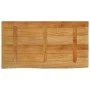 Solid mango wood natural edge table top 100x60x2.5 cm by , Table tops - Ref: Foro24-370550, Price: 85,20 €, Discount: %