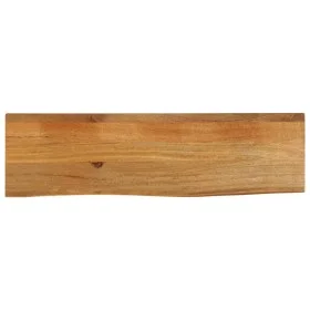 Solid mango wood natural edge table top 110x20x3.8 cm by , Table tops - Ref: Foro24-370565, Price: 41,83 €, Discount: %