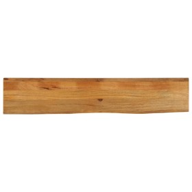 Massivholz-Tischplatte mit natürlicher Kante aus Mangoholz 140x20x3,8 cm. von , Tischplatten - Ref: Foro24-370567, Preis: 64,...