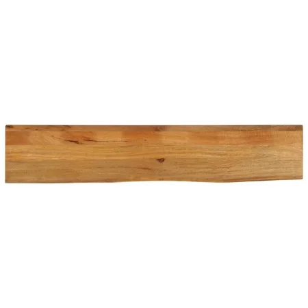 Massivholz-Tischplatte mit natürlicher Kante aus Mangoholz 140x20x3,8 cm. von , Tischplatten - Ref: Foro24-370567, Preis: 63,...