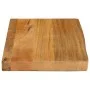 Solid mango wood natural edge table top 50x30x3.8 cm by , Table tops - Ref: Foro24-370571, Price: 32,74 €, Discount: %