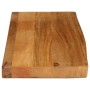 Massivholz-Tischplatte mit natürlicher Kante aus Mangoholz 70x30x3,8 cm. von , Tischplatten - Ref: Foro24-370573, Preis: 43,7...