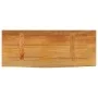 Solid mango wood table top with natural edge, 70x30x3.8 cm by , Table tops - Ref: Foro24-370573, Price: 43,33 €, Discount: %
