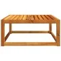 Solid acacia wood garden table 65x65x29 cm by , Outdoor sofas - Ref: Foro24-3278938, Price: 69,05 €, Discount: %