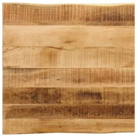 Tabletop with natural rough-edged mango wood border 40x40x2.5 cm by , Table tops - Ref: Foro24-370654, Price: 27,56 €, Discou...