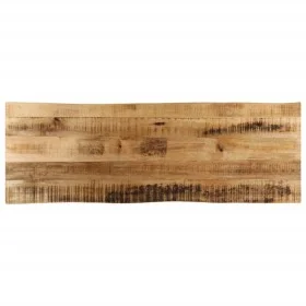 Solid mango wood natural edge table top 140x40x2.5 cm by , Table tops - Ref: Foro24-370663, Price: 99,62 €, Discount: %