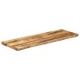 Massivholz-Tischplatte mit natürlicher Kante aus Mangoholz 110x40x2,5 cm. von , Tischplatten - Ref: Foro24-370661, Preis: 72,...