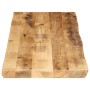 Massivholz-Tischplatte mit natürlicher Kante aus Mangoholz 110x40x2,5 cm. von , Tischplatten - Ref: Foro24-370661, Preis: 72,...