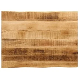 Solid mango wood natural edge table top 80x60x2.5 cm by , Table tops - Ref: Foro24-370668, Price: 58,60 €, Discount: %
