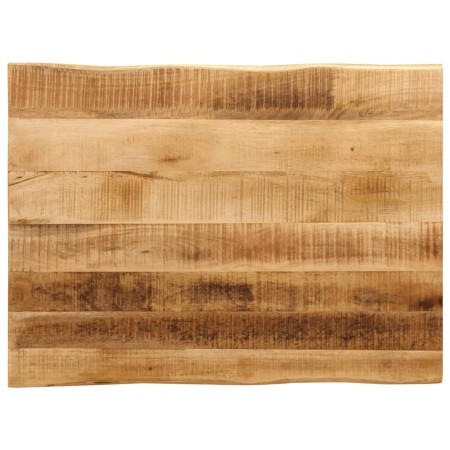 Massivholz-Tischplatte mit natürlicher Kante aus Mangoholz 80x60x2,5 cm. von , Tischplatten - Ref: Foro24-370668, Preis: 58,0...