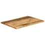 Solid mango wood natural edge table top 80x60x2.5 cm by , Table tops - Ref: Foro24-370668, Price: 58,60 €, Discount: %