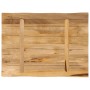 Massivholz-Tischplatte mit natürlicher Kante aus Mangoholz 80x60x2,5 cm. von , Tischplatten - Ref: Foro24-370668, Preis: 58,0...