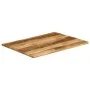 Solid mango wood natural edge table top 90x80x2.5 cm by , Table tops - Ref: Foro24-370675, Price: 92,20 €, Discount: %