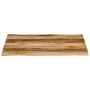Solid mango wood natural edge table top 90x80x2.5 cm by , Table tops - Ref: Foro24-370675, Price: 92,20 €, Discount: %