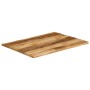 Massivholz-Tischplatte mit natürlicher Kante aus Mangoholz 110x80x2,5 cm. von , Tischplatten - Ref: Foro24-370677, Preis: 142...