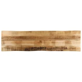 Solid mango wood natural edge table top 180x40x3.8 cm by , Table tops - Ref: Foro24-370689, Price: 296,09 €, Discount: %